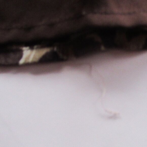 Bob Mackie Studio Women Blouse/Top Leopard Print Chiffon Ruffles Lined Sheer - Picture 14 of 14